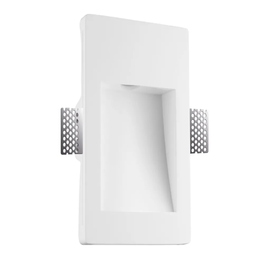Segnapasso Led-Selezionato da Mazzolaluce Segnapasso faretto di gesso da incasso parete cartongesso