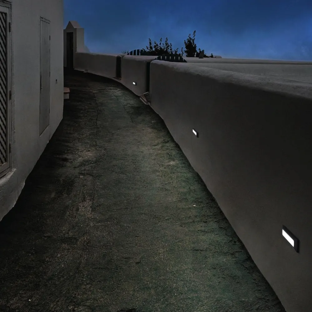 Segnapasso Led-IsyLuce Segnapasso led 2w 4000k da esterno bianco antracite