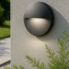 Segnapasso Led-Selezionato da Mazzolaluce Segnapasso led a parete 3w 3000k rotondo grafite per esterno ip65