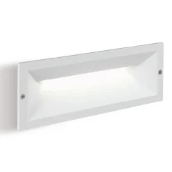 Segnapasso Led-Selezionato da Mazzolaluce Segnapasso led bianco da esterno per incasso parete 12w 3000k ip65