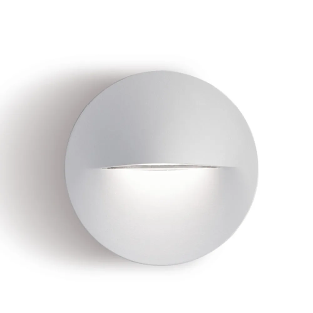 Segnapasso Led-Selezionato da Mazzolaluce Segnapasso led bianco per esterno a parete led 3w 4000k ip65