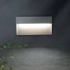 Segnapasso Led-Selezionato da Mazzolaluce Segnapasso led bianco rettangolare 6w 3000k per esterno ip65