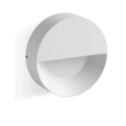 Segnapasso Led-Selezionato da Mazzolaluce Segnapasso led da esterno a parete rotondo bianco led 6w 3000k