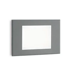 Segnapasso Led-Selezionato da Mazzolaluce Segnapasso led da esterno grafite a incasso parete 3w 3000k