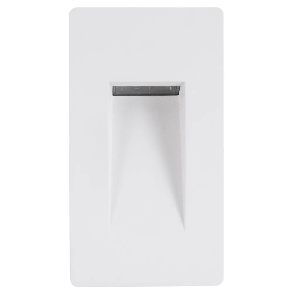 Segnapasso Led-Selezionato da Mazzolaluce Segnapasso led da esterno incasso bianco 1,5w 3000k 220v