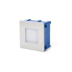 Segnapasso Led-Selezionato da Mazzolaluce Segnapasso led da esterno incasso parete 3000k quadrato acciaio inox