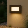 Segnapasso Led-Gea Luce Segnapasso led da esterno marrone led 3w cct ip54 per cassetta 503