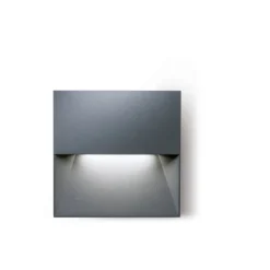 Segnapasso Led-Selezionato da Mazzolaluce Segnapasso led grafite per esterno da incasso a parete led 8w 3000k