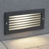 Segnapasso Led-Selezionato da Mazzolaluce Segnapasso led incasso parete per esterno 10w 3000k ip54 nero