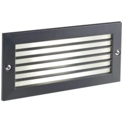 Segnapasso Led-Selezionato da Mazzolaluce Segnapasso led incasso parete per esterno 10w 3000k ip54 nero
