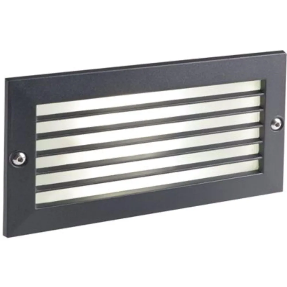 Segnapasso Led-Selezionato da Mazzolaluce Segnapasso led incasso parete per esterno 10w 3000k ip54 nero
