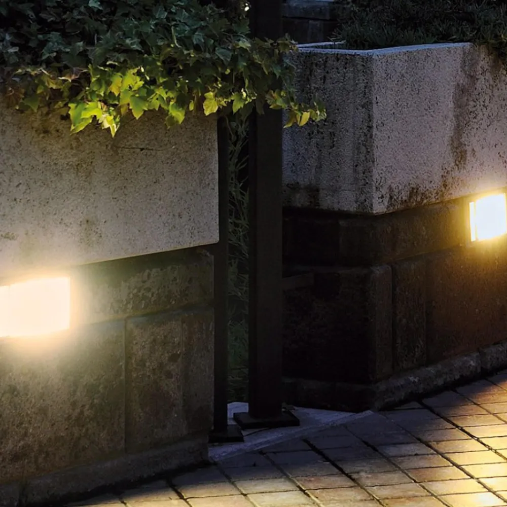 Segnapasso Led-Selezionato da Mazzolaluce Segnapasso led incasso parete per esterno 10w 3000k ip54 nero
