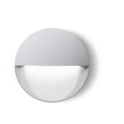 Segnapasso Led-Selezionato da Mazzolaluce Segnapasso led per esterno bianco rotondo da incasso a parete