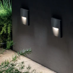 Segnapasso Led-Selezionato da Mazzolaluce Segnapasso led per esterno led 3w 4000k da parete grafite ip65