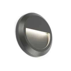 Segnapasso Led-Selezionato da Mazzolaluce Segnapasso led per esterno rotondo 1w 3000k ip65 antracite