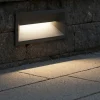 Segnapasso Led-Selezionato da Mazzolaluce Segnapasso led rettangolare da incasso parete per esterno grafite ip65