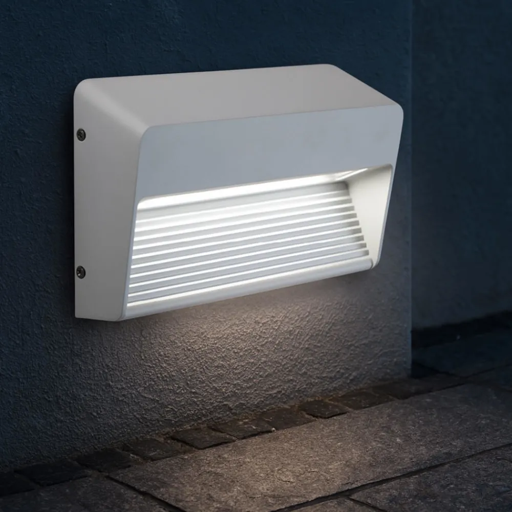 Segnapasso Led-Selezionato da Mazzolaluce Segnapasso led rettangolare a parete led 13w 4000k per esterni