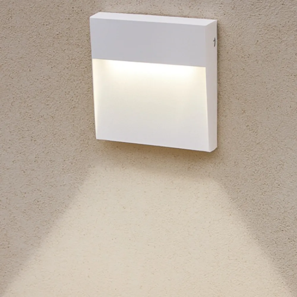 Segnapasso Led-IsyLuce Segnapasso led 6w 4000k bianco quadrato per esterno