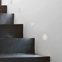 Segnapasso Led-Selezionato da Mazzolaluce Segnapasso led 3w 3000k cri90 rotondo bianco da incasso