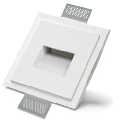 Segnapasso Led-Selezionato da Mazzolaluce Segnapasso led 1.1w 4000k da incasso filo muro parete in gesso cristaly