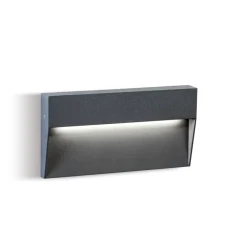 Segnapasso Led-Selezionato da Mazzolaluce Segnapasso led 6w 4000k grafite per parete esterni ip65