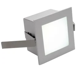 Segnapasso Led-Selezionato da Mazzolaluce Segnapasso led 1w 4000k grigio incasso da parete per interni fp