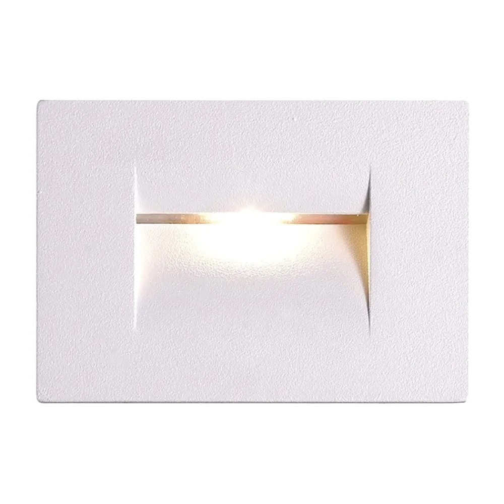 Segnapasso Led-IsyLuce Segnapasso led 3w 3000k incasso bianco per esterno