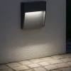 Segnapasso Led-Gea Luce Segnapasso led 3w 4000k per esterno quadrato antracite gealuce