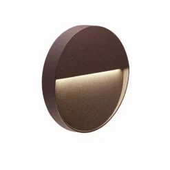 Segnapasso Led-Selezionato da Mazzolaluce Segnapasso marrone rotondo da esterno led 3w 4000k senza incasso