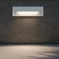 Segnapasso Led-Selezionato da Mazzolaluce Segnapasso per esterni bianco led 6w 4000k incasso a parete