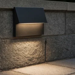Segnapasso Led-Selezionato da Mazzolaluce Segnapasso per esterni grafite led 3w 4000k da incasso a parete ip65