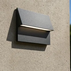 Segnapasso Led-Selezionato da Mazzolaluce Segnapasso per esterni grafite led 3w 4000k da incasso a parete ip65