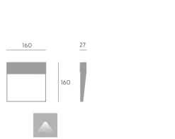 Segnapasso Led-Selezionato da Mazzolaluce Segnapasso per esterni led a parete grafite led 6w 3000k ip65