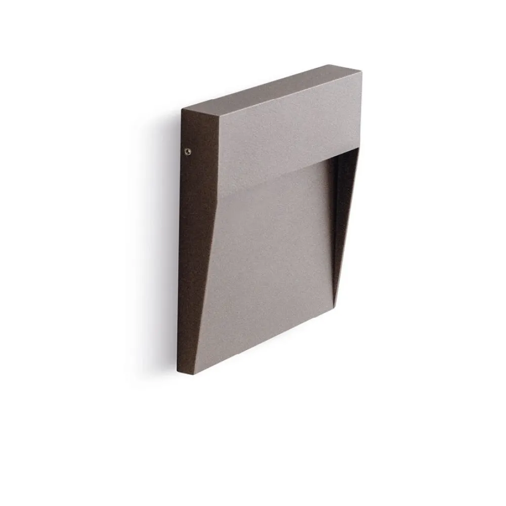 Segnapasso Led-Selezionato da Mazzolaluce Segnapasso per esterni led 6w 4000k da parete corten ip65