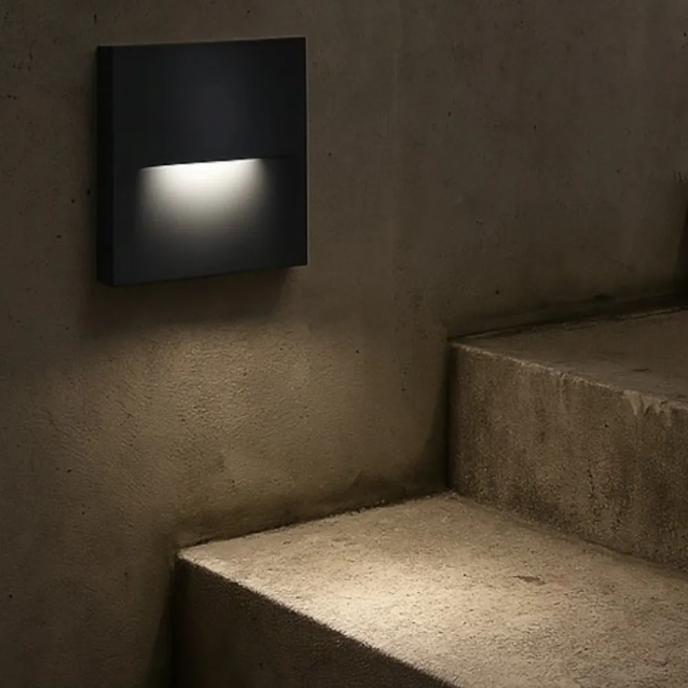Segnapasso Led-Selezionato da Mazzolaluce Segnapasso per esterno antracite led 3w 3000k fp