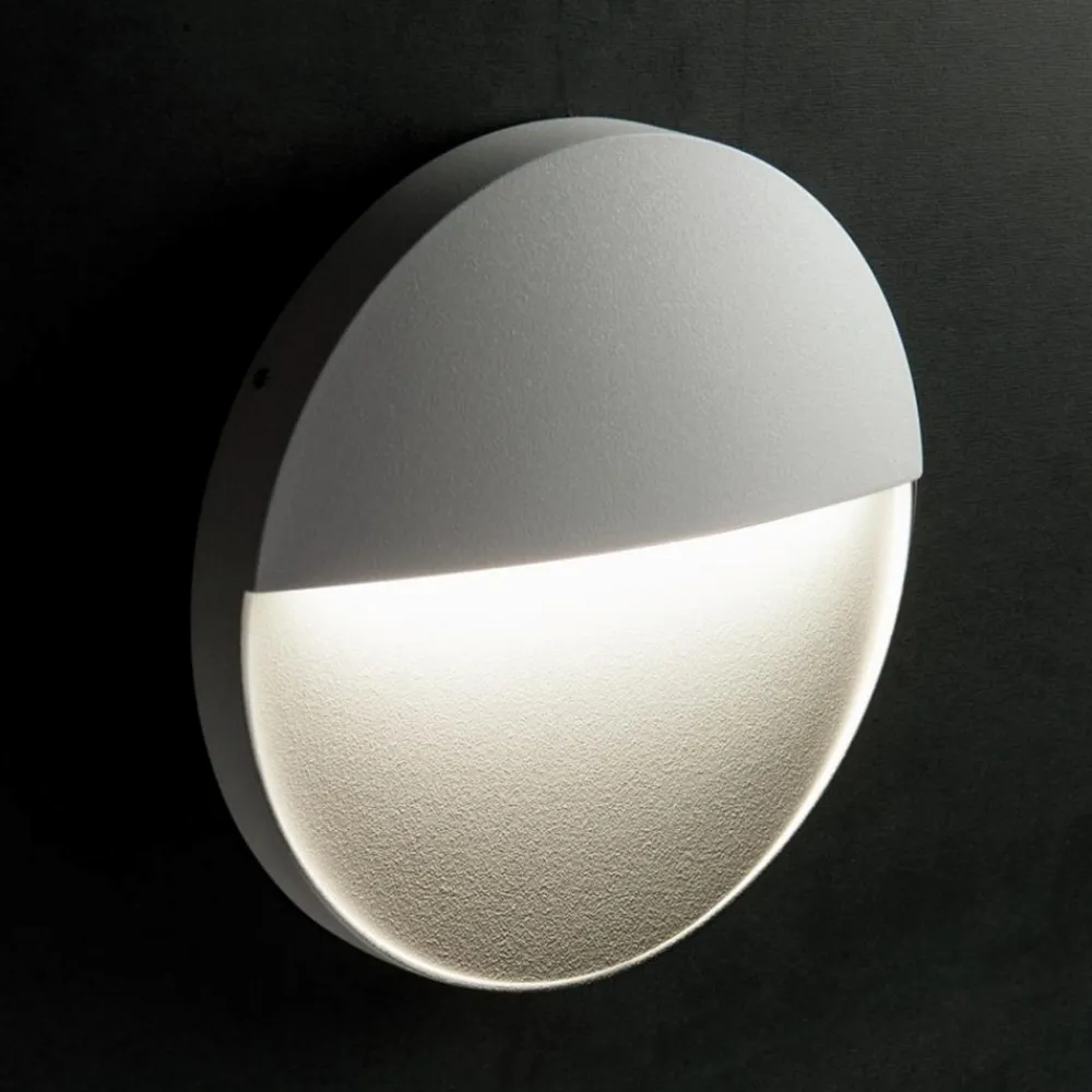 Segnapasso Led-Selezionato da Mazzolaluce Segnapasso per esterno senza incasso bianco rotondo led 3w 4000k