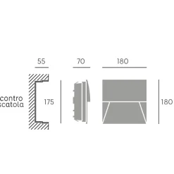 Segnapasso Led-Selezionato da Mazzolaluce Segnapasso quadrato led per esterno da incasso parete 8w 4000k ip65