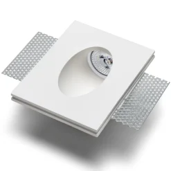 Segnapasso Led-Selezionato da Mazzolaluce Segnapasso scala faretto da incasso a scomparsa di gesso cristaly