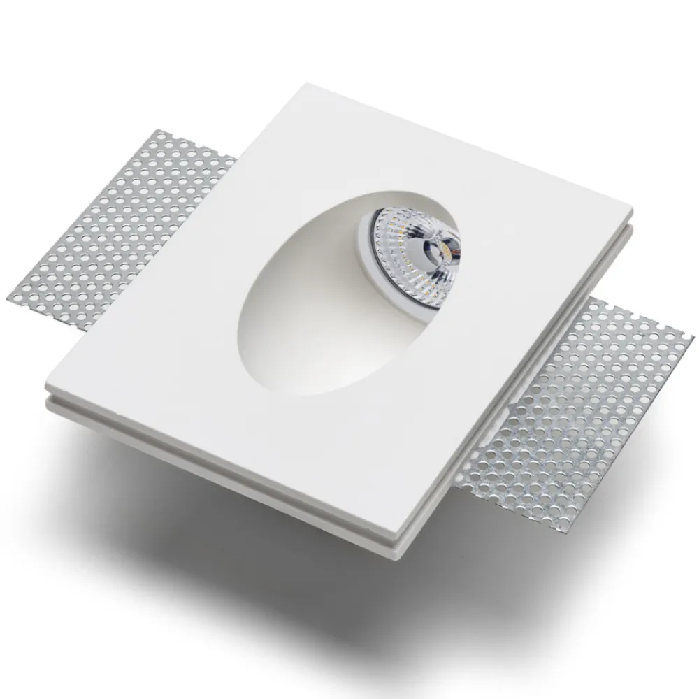 Segnapasso Led-Selezionato da Mazzolaluce Segnapasso scala faretto da incasso a scomparsa di gesso cristaly