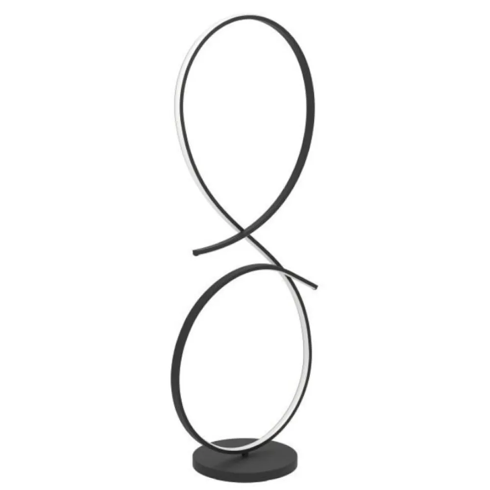 Lampade Da Terra-Eglo Serpins piantana lampada da terra moderna design led 20w 3000k