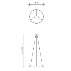 Lampadari Moderni-Sforzin Illuminazione Sforzin anello lampadario moderno nero per soggiorno