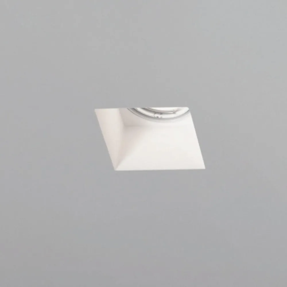 Faretti Da Incasso-Sforzin Illuminazione Sforzin attica faretto da incasso a soffitto gesso quadrato