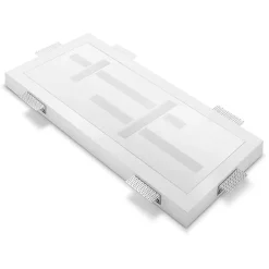 Faretti Da Incasso-Sforzin Illuminazione Sforzin magnesia lampada gesso da incasso 18w 3000k per controsoffitto