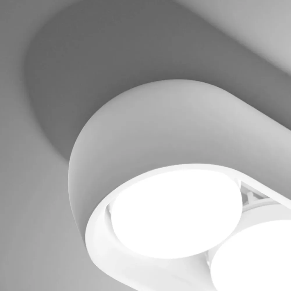Plafoniere Moderne-Sforzin Illuminazione Sforzin mysia plafoniera da cucina colore bianco