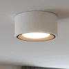 Plafoniere Moderne-Sforzin Illuminazione Sforzin plafoniera in gesso a soffitto rotondo nasso bronzo