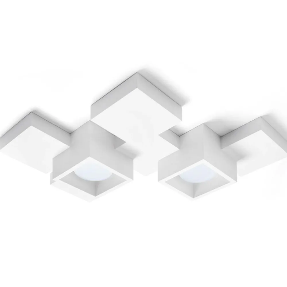 Plafoniere Moderne-Sforzin Illuminazione Sforzin side plafoniera da cucina in gesso