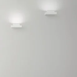Applique Da Parete-Sforzin Illuminazione Sforzin tecnico applique moderna sibari quadrato gesso bianco gx53