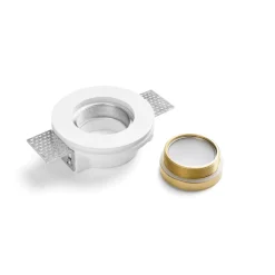 Faretti Da Incasso-Sforzin Illuminazione Sforzin thessaly faretto da incasso rotondo oro gu10