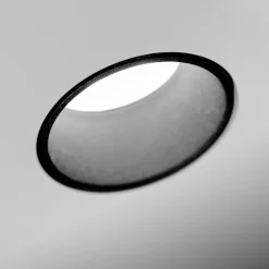 Faretti Da Incasso-Sforzin Illuminazione Sforzin thessaly faretto gesso da incasso rotondo nero
