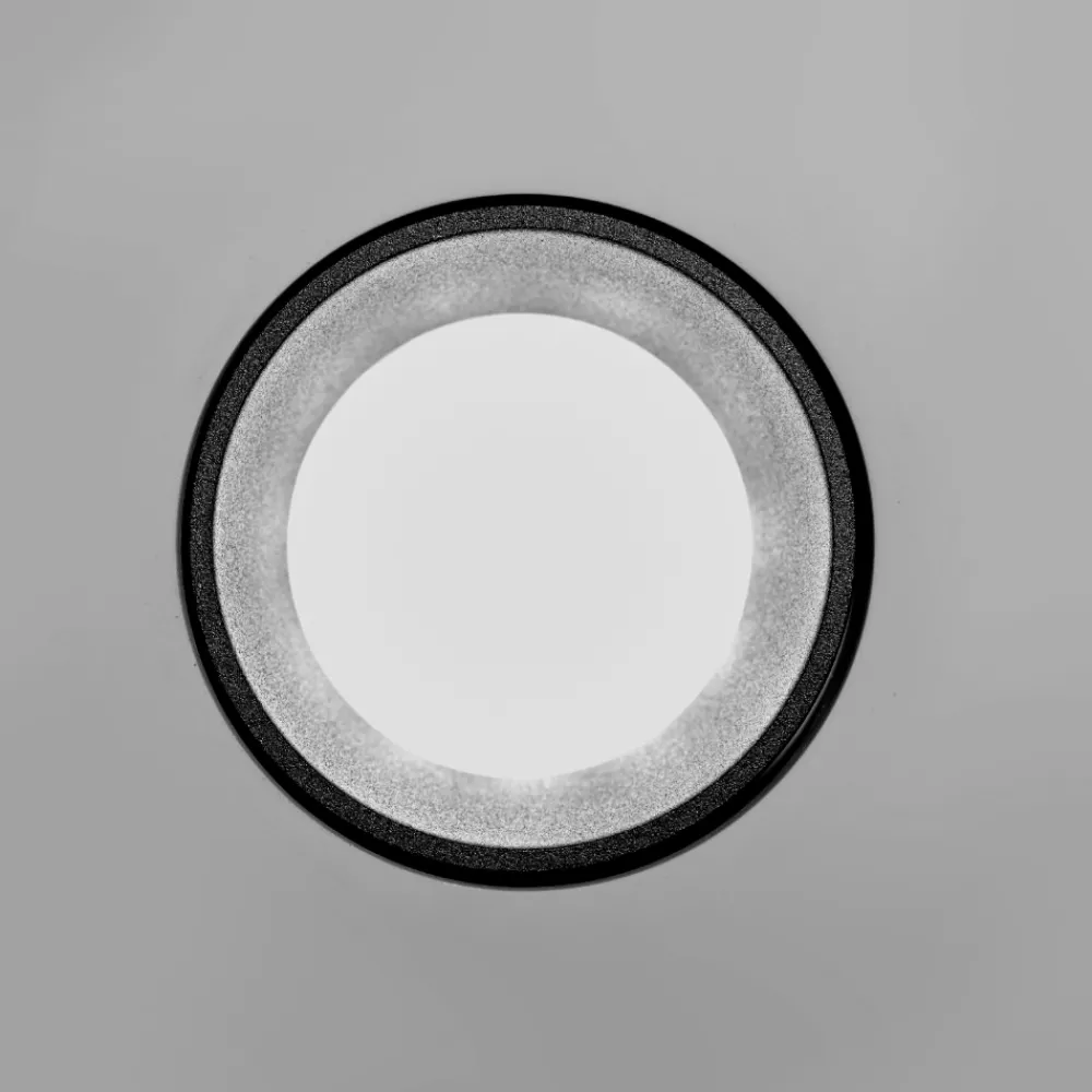 Faretti Da Incasso-Sforzin Illuminazione Sforzin thessaly faretto gesso da incasso rotondo nero